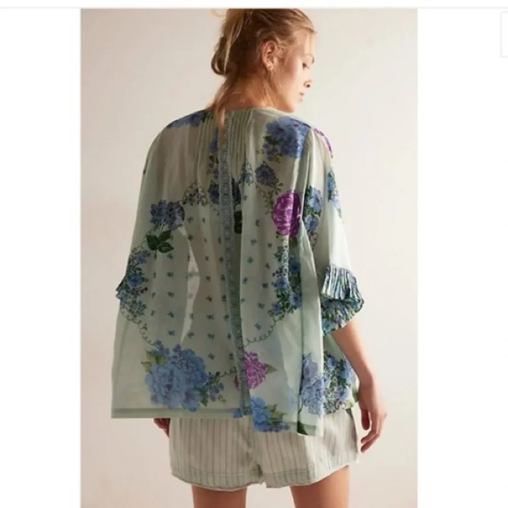 Free People Hey Lover Printed Sleep Shirt NWT - Picture 2 of 6